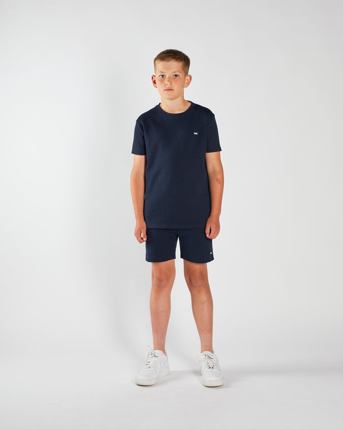 Toby Textured Tee Navy
