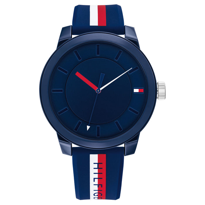 Tommy Hilfiger Denim Silicone Men's Watch - 1791746