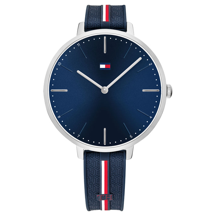 Tommy Hilfiger Navy Silicone Ladies Sports Watch - 1782154