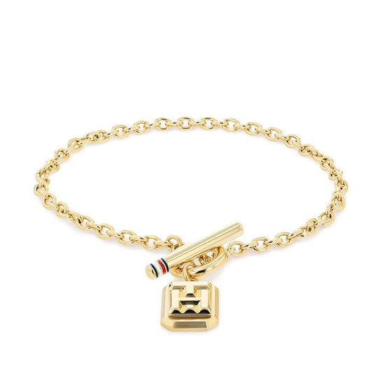 Tommy Hilfiger Tommy Hilfiger Jewellery Gold Steel Women's Chain Bracelet - 2780436