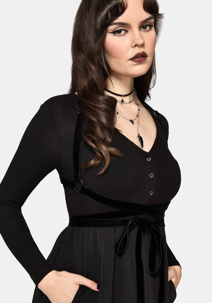 Torrent Button Up Midi Dress