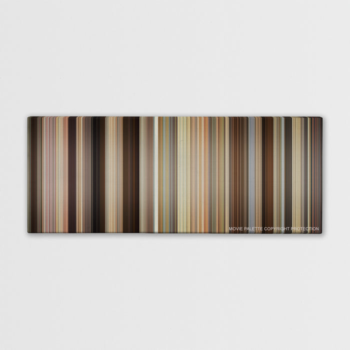 Trainwreck color palette canvas print: thousands of thin vertical stripes of color