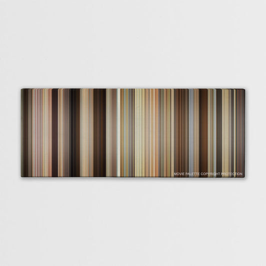 Trainwreck color palette canvas print: thousands of thin vertical stripes of color