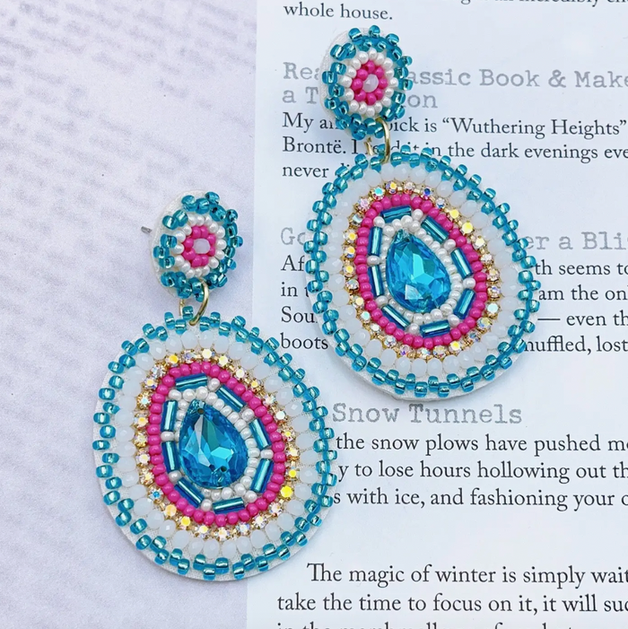 Treasure Jewels Beaded Earrings