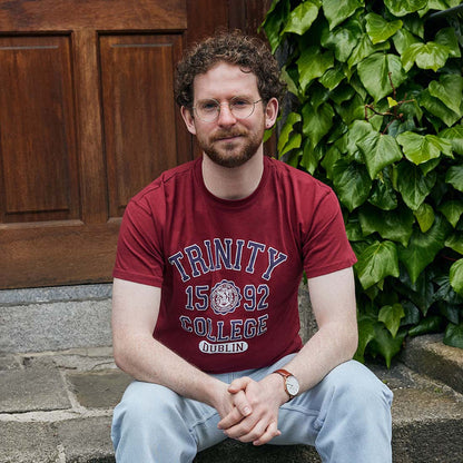 Trinity College Dublin 1592 T-shirt Burgundy