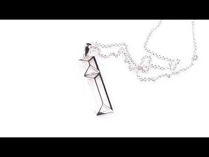 Trinity College Dublin Sterling Silver Door Pendant Rectangle