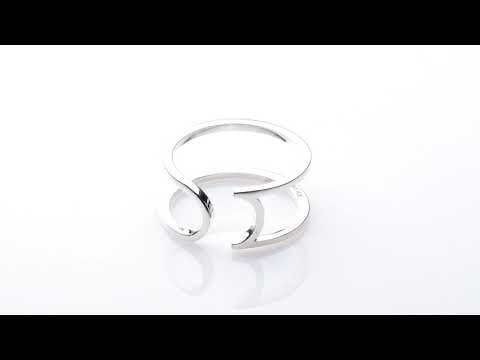 Trinity College Dublin Sterling Silver Ring Modern Long Room