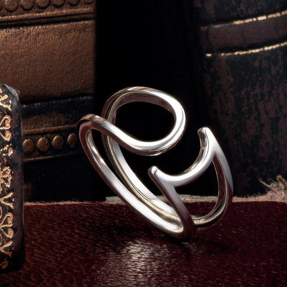 Trinity College Dublin Sterling Silver Ring Modern Long Room