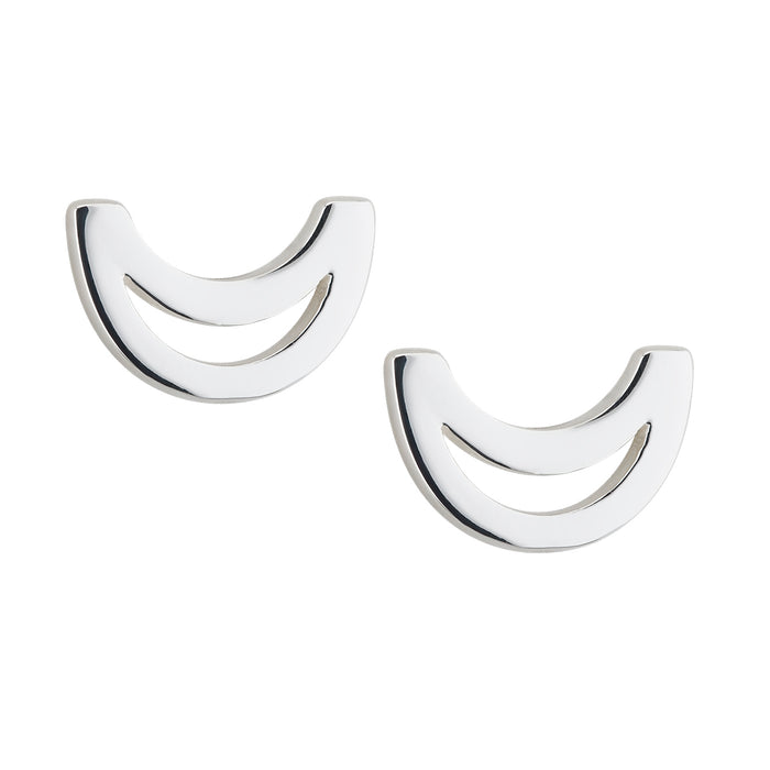 Trinity College Dublin Sterling Silver Stud Earrings Long Room Modern