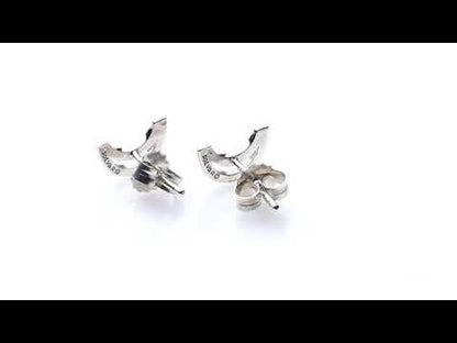Trinity College Dublin Sterling Silver Stud Earrings Rectangle Door