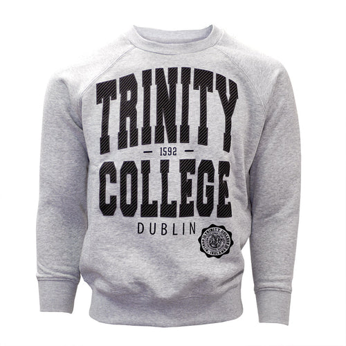 Trinity College Dublin Sweatshirt Marl Grey