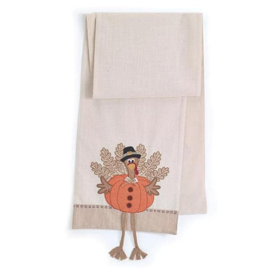 Turkey Table Runner with Dangling Legs
