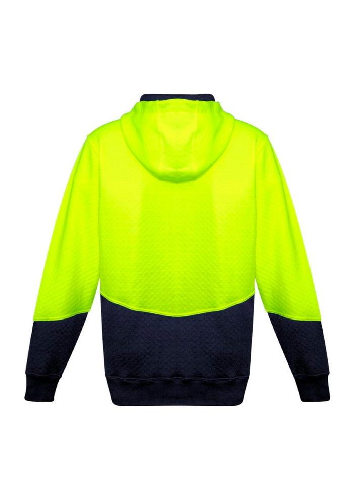 Unisex Hi Vis Textured Jacquard Full Zip Hoodie ZT485