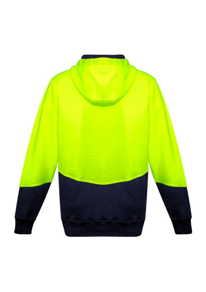 Unisex Hi Vis Textured Jacquard Full Zip Hoodie ZT485