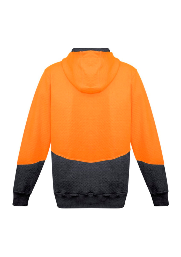 Unisex Hi Vis Textured Jacquard Full Zip Hoodie ZT485