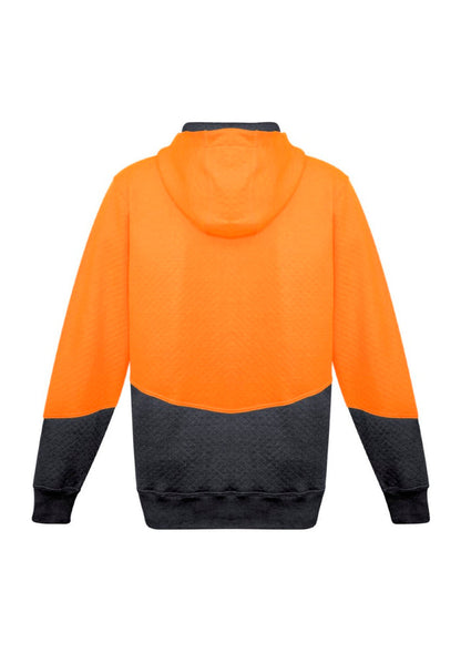 Unisex Hi Vis Textured Jacquard Full Zip Hoodie ZT485