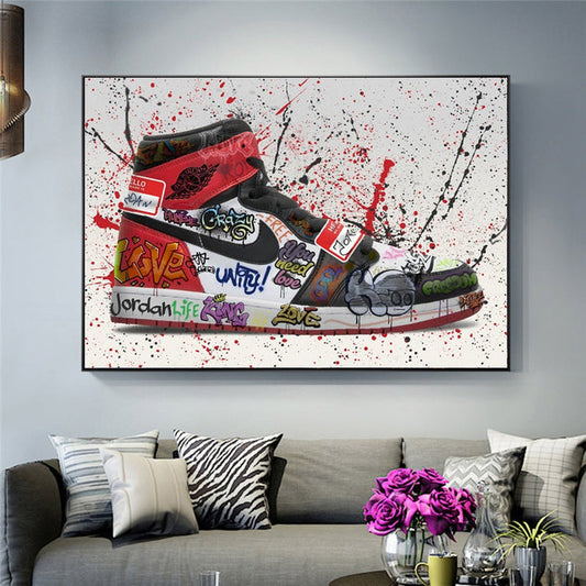 Urban Fusion: Nike Jordan OG Graffiti Splash