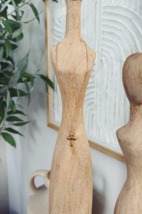 Verity Cross Necklace
