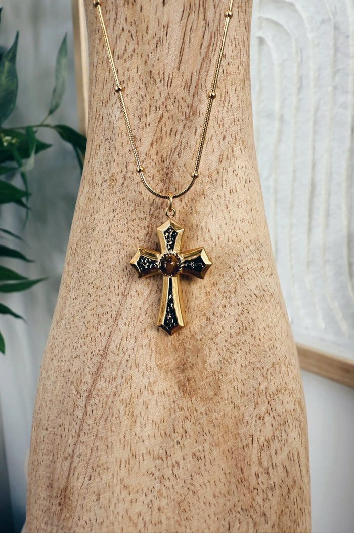 Verity Cross Necklace