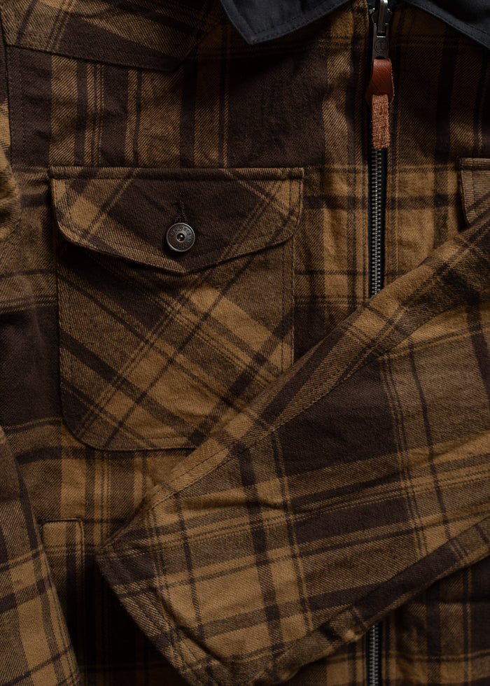Close-up of a red sweatshirt's neckline, highlighting the stitching and fabric texture.