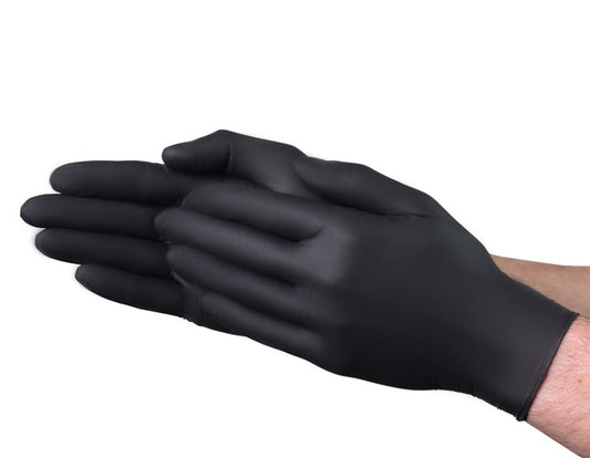 VGuard® Black Nitrile Gloves (3.5 mil) | Exam Grade | Case of 1000