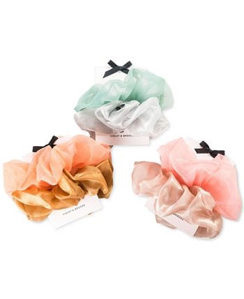 Violet & Brooks Lucy Oversized Scrunchie Duo