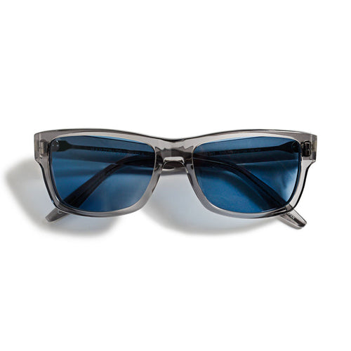 Wayne Enterprises x Uncrate x Barton Perreira Damian Sunglasses Translucent Shadow Marine Polarlized