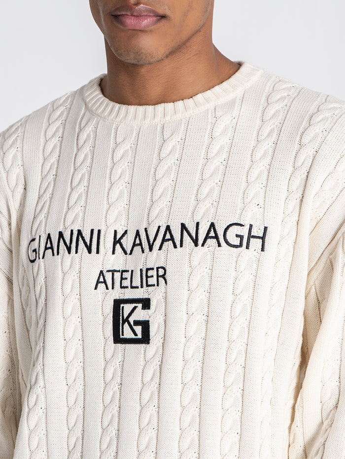sweats / White Atelier Knit Sweat