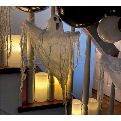 White Gauze Ghosts Garland Wall Hanging Decor