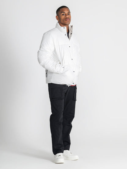 puffers / White Statement Puffer Jacket