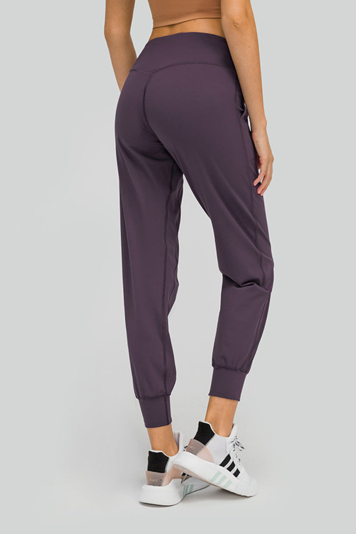 Wide Waistband Slant Pocket Pants - Madikfashions.com