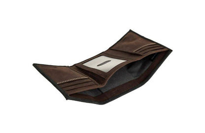 Wolverine I-90 DuraShocks® Trifold RFID Leather Wallet Wallets Wolverine