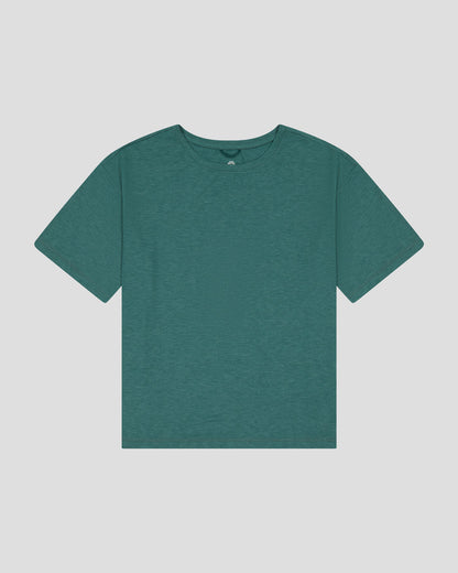 Women’s Anytime Boxy T - shirt - Deep Lagoon Marle