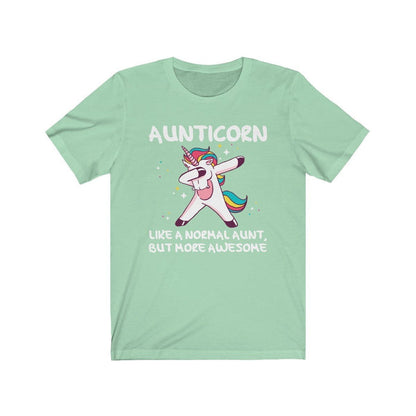 Womens Aunt Gifts Aunticorn Funny Aunt Unicorn Auntie Gift for Aunt T-Shirt $24.99 | Mint / S T-Shirt