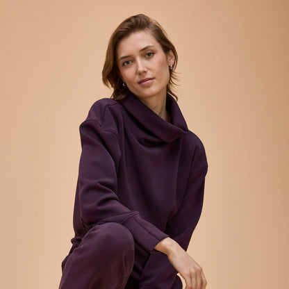 Women's Comfort Zone Super Soft Modal Blend Funnel Neck