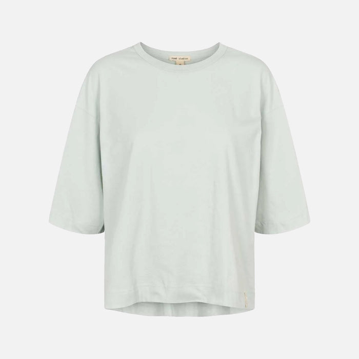 Women's Cotton Signe Boxy Tee - Ice Melt