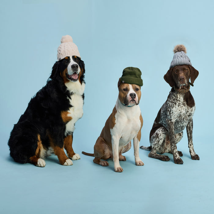Women's Freeze Baby Fleece-Lined Cable Knit Pom Hat