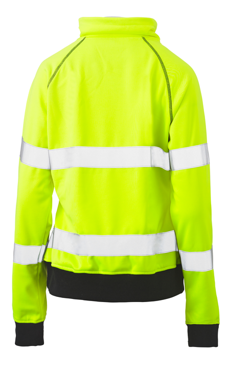 Women's Taped Hi Vis Fleece Jumper BK6818T