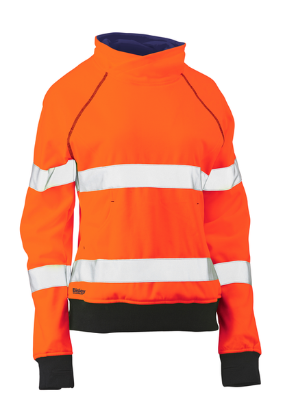 Women's Taped Hi Vis Fleece Jumper BK6818T