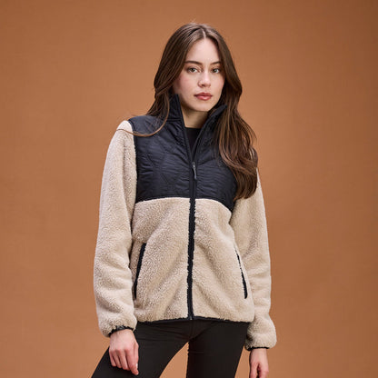 Women’s Teddy Quilted Teddy Fleece Jacket
