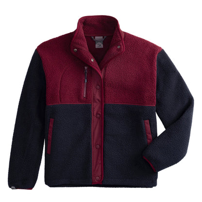 Navy Blue/Merlot Red / XS