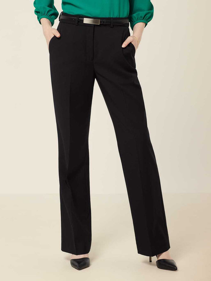 Wool Blend Twill Secret Waist Regular Fit Pant