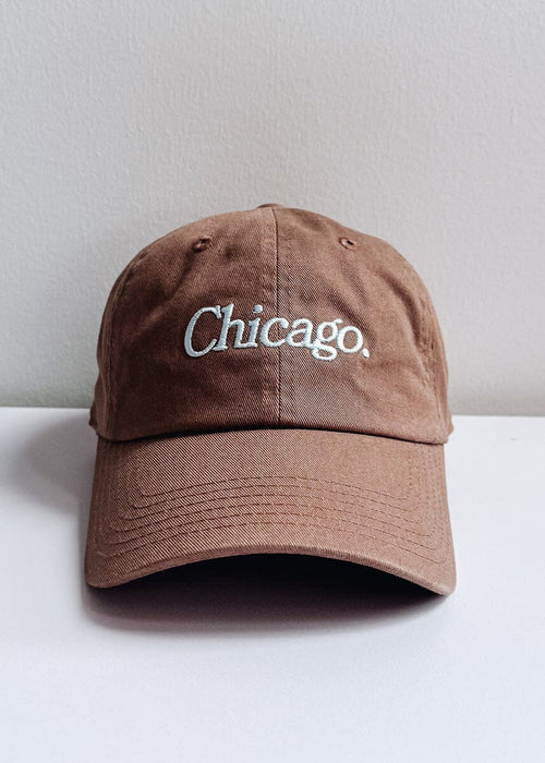 Youth Chicago. Dad Hat - Espresso & Blue