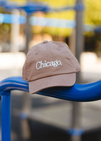 Youth Chicago. Dad Hat - Espresso & Blue