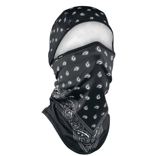 ZAN Headgear Sportflex® UPF50+ Convertible Balaclava Gaiters & Masks Zan Headgear Black Paisley OS