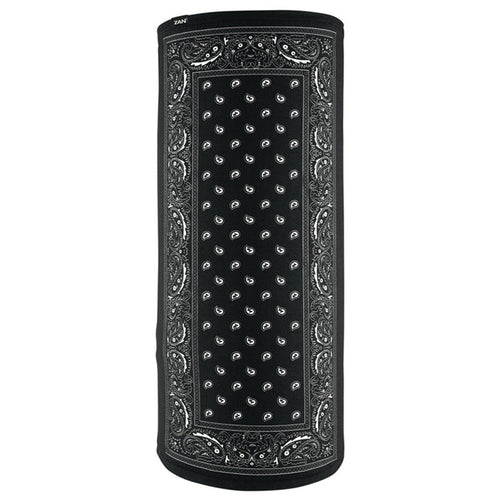 ZAN Headgear Sportflex® UPF50+ Midweight Polyester Motley Tube Gaiters & Masks Zan Headgear Black Paisley OS