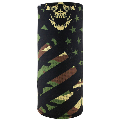 Zan Headgear UPF50+ Mightweight Polyester Motley Tube Gaiters & Masks Zan Headgear Woodland Camo OS
