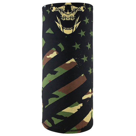 Zan Headgear UPF50+ Mightweight Polyester Motley Tube Gaiters & Masks Zan Headgear Woodland Camo OS