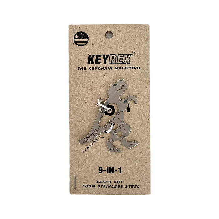 Zootility Key-Rex™ 9-in-1 Keychain Mult-Tool