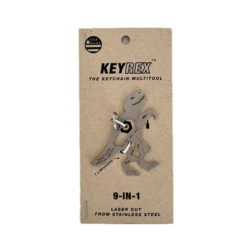 Zootility Key-Rex™ 9-in-1 Keychain Mult-Tool
